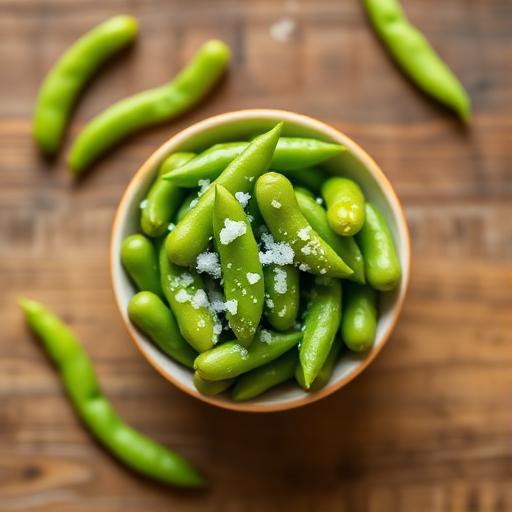 Steamed edamame