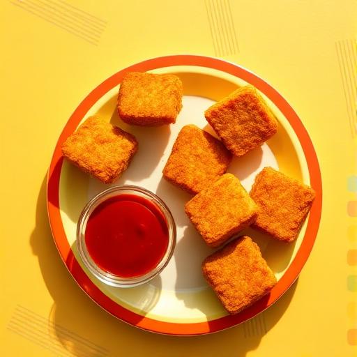Crispy tofu nuggets