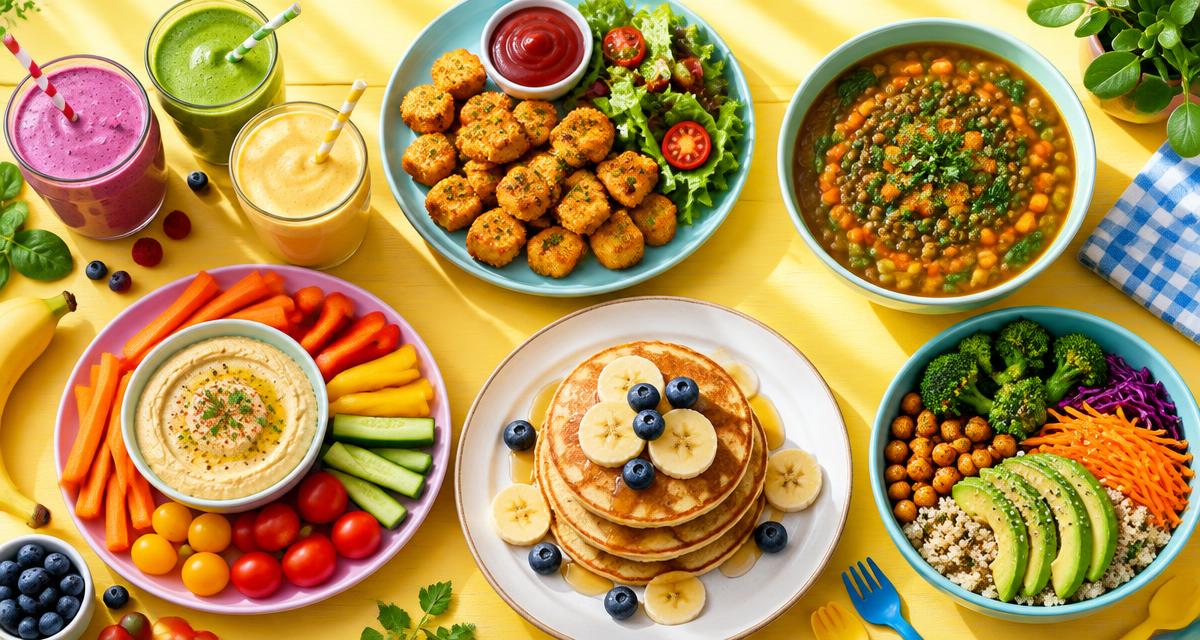 Recettes véganes pour enfants — Repas végétaux faciles